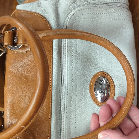 Barr & Barr Leather Satchel With Double Handles And Removable Shoulder Strap - Picture 5 of 10